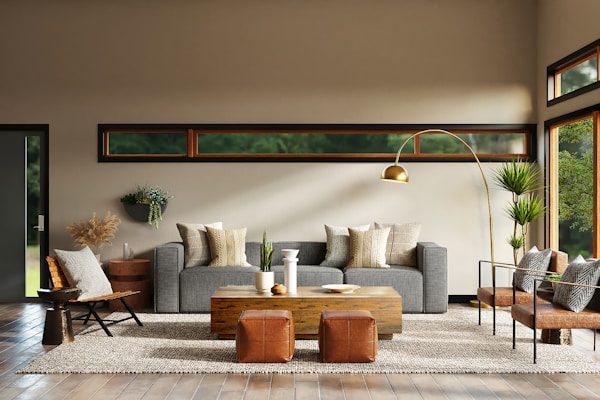Elegant home office space